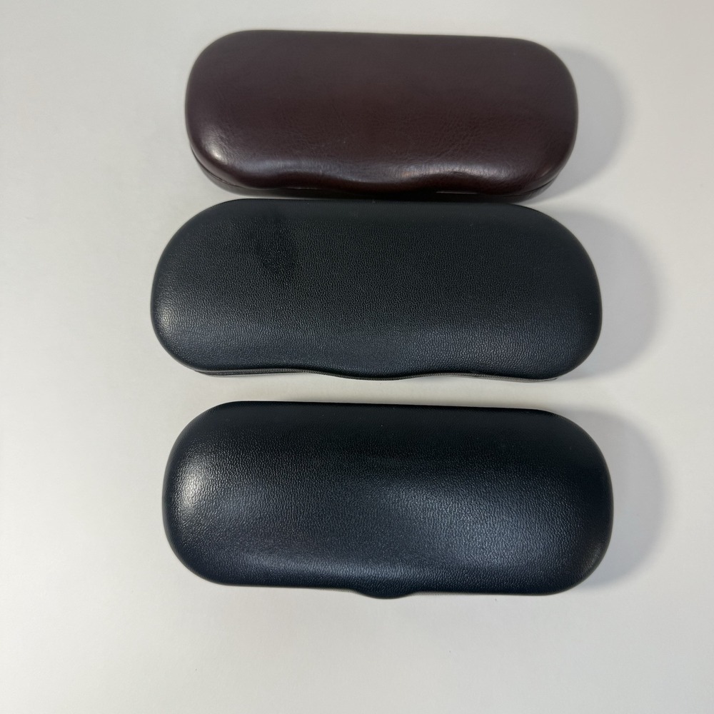 3 Pack Glasses Case Hard Shell Eye Glass Case Glasses Holder Pocket Portable
